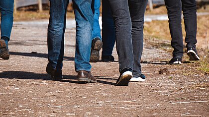 Füße wandern